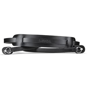 Leica Carrying Strap With Shoulderpad, Leather Black