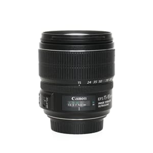 Brukt Canon EF-s 15-85mm f/3,5-5,6 is USM
