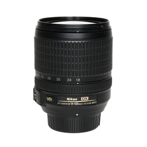 Brukt Nikon 18-105 mm f3,5-5,6 ED VR DX