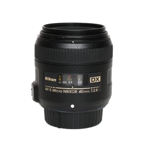 Brukt Nikon AF-S Micro 40mm f/2,8 G