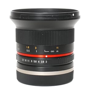 Brukt Samyang 12mm f/2 for Sony E
