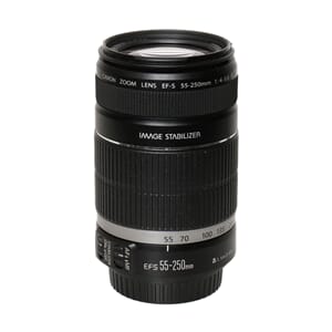 Brukt Canon EF-S 55-250mm f4-5,6 IS